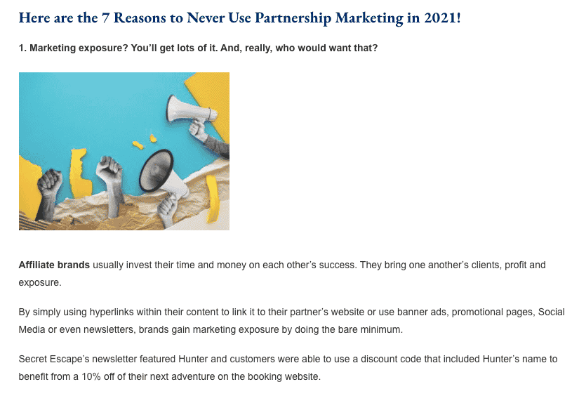 content marketing - idee de impact