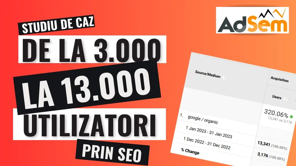 studiu de caz optimizari seo