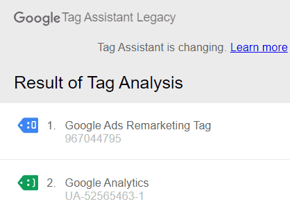 tag analysis